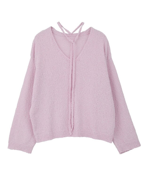 CRAFT STANDARD BOUTIQUE ファンシーヤーンVネックプルオーバー Pink