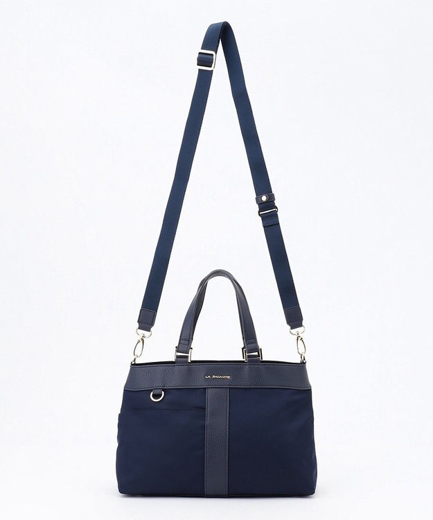 LA BAGAGERIE コンビ2WAYトートバッグ SMALL ネイビー