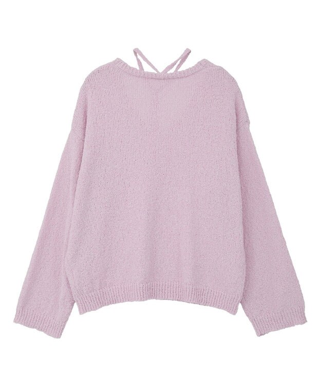 CRAFT STANDARD BOUTIQUE ファンシーヤーンVネックプルオーバー Pink