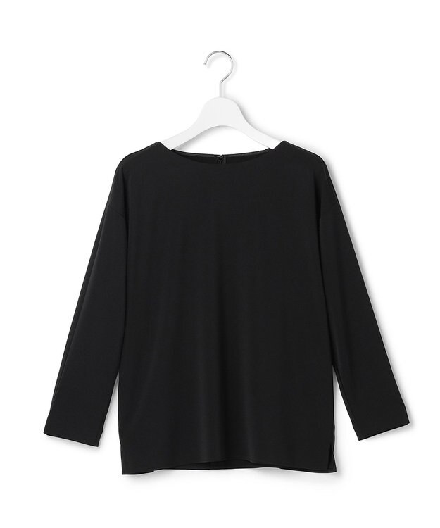 ICB L Fied スプリットラグラン Tブラウス ブラック