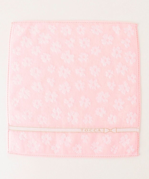 TOCCA WHITE FLOWER TOWELCHIEF タオルハンカチ ピンク系