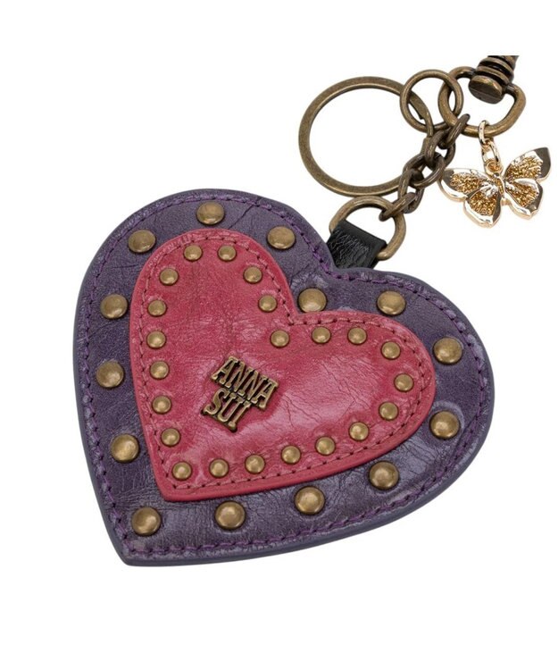 ANNA SUI ロッキンチャーム ハート パープル