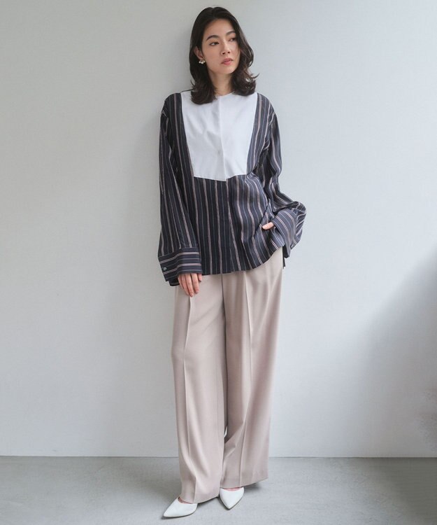 BEIGE， 【セットアップ対応】CINDY / ハイウエストパンツ Taupe