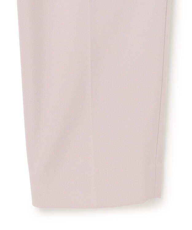 ICB L 【洗える】ウォームサテン ドロストパンツ ヘイズピンク系