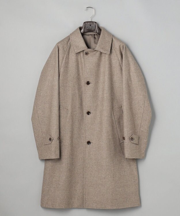 GOTAIRIKU 【薄中綿仕様】スーパーライトウエイトカシミヤブレンド ステンカラーコート ベージュ系8