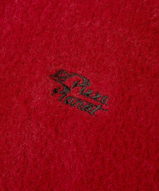 AMERICAN HOLIC 【PIZZA PLANET】衿付きニットプルオーバー Red