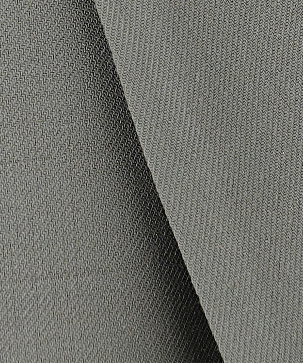 ICB ウール2WAYストレッチ ダブルブレストジャケット スモークグリーン系