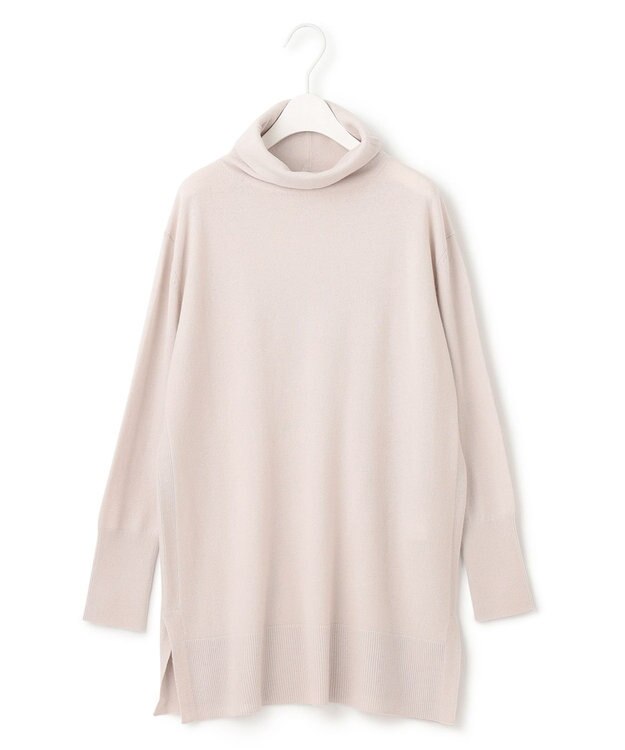 ICB 【洗える】ソフトウールハイゲージ ハイネックプルオーバー トープ系