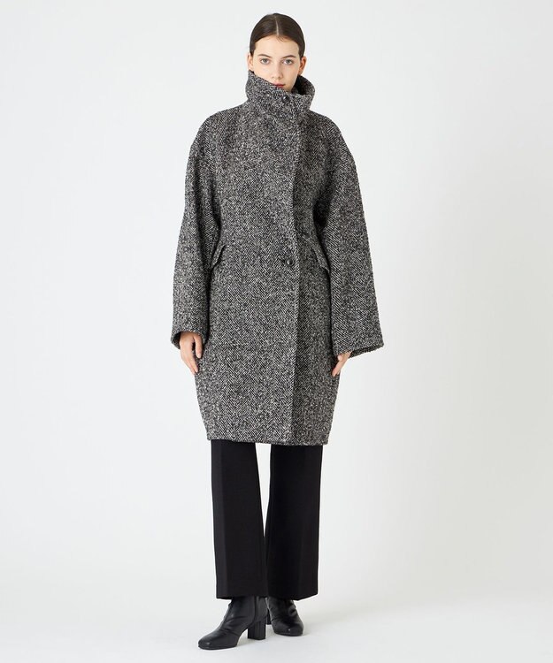 BEIGE， 【WEB限定】CALCITE / ツイードコート Mono tweed