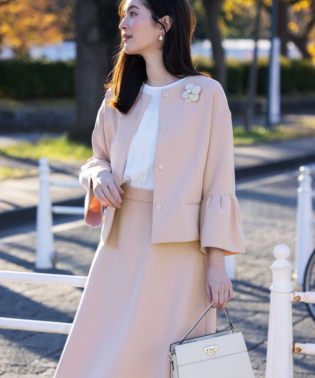 組曲 パールフラワーコサージュ アイボリー系