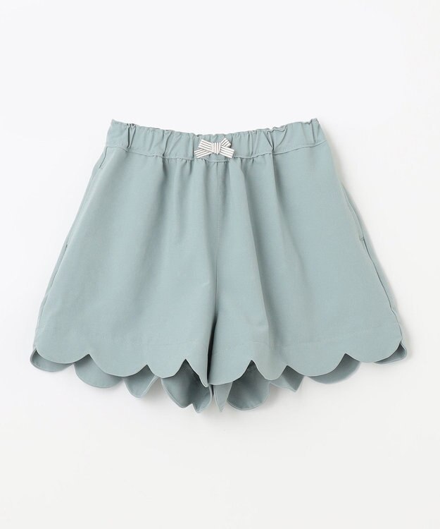 ANY KIDS 水陸両用 柄が浮き出る ショートパンツ グリーン