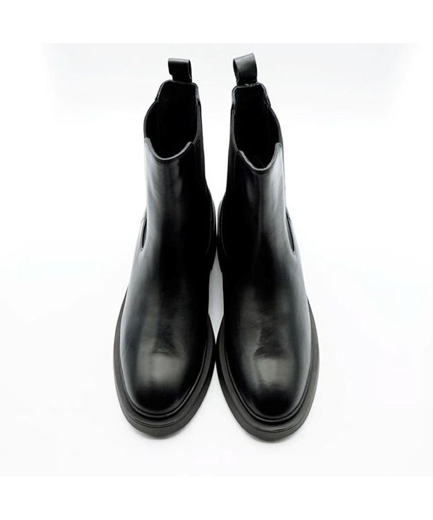 APOM 本革モールドソールチェルシーブーツ 45 ブラック