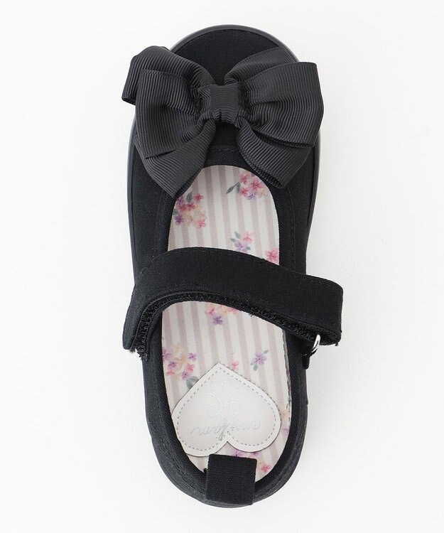 ANY KIDS リボンベルクロハンプバレエ ブラック系