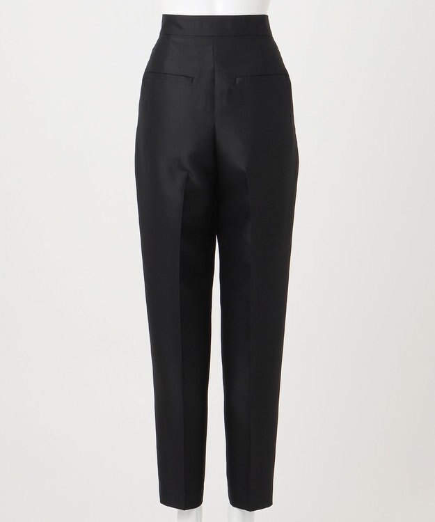 23区 S 【エステータ】シルクウールツイル パンツ ブラック系