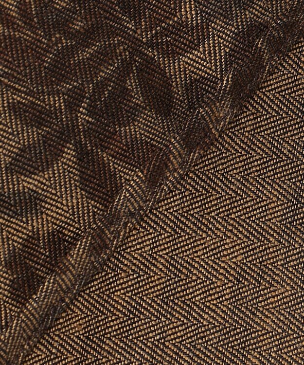 JOSEPH ABBOUD 【キングサイズ】JC花柄プリント　シャツ ダークブラウン系6