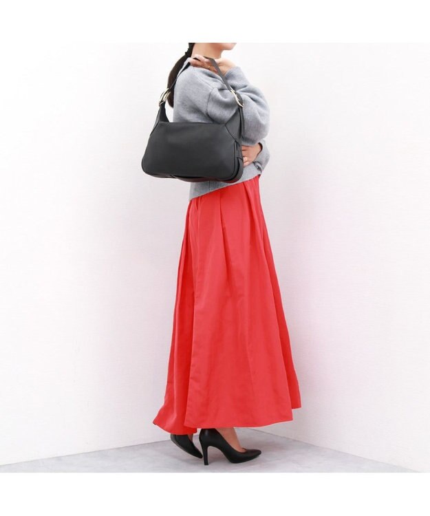 UNBILLION 【テレビ ドラマ着用アイテム】カシュカシュ cachecache / ダブルバックルベルトショルダー ブラック