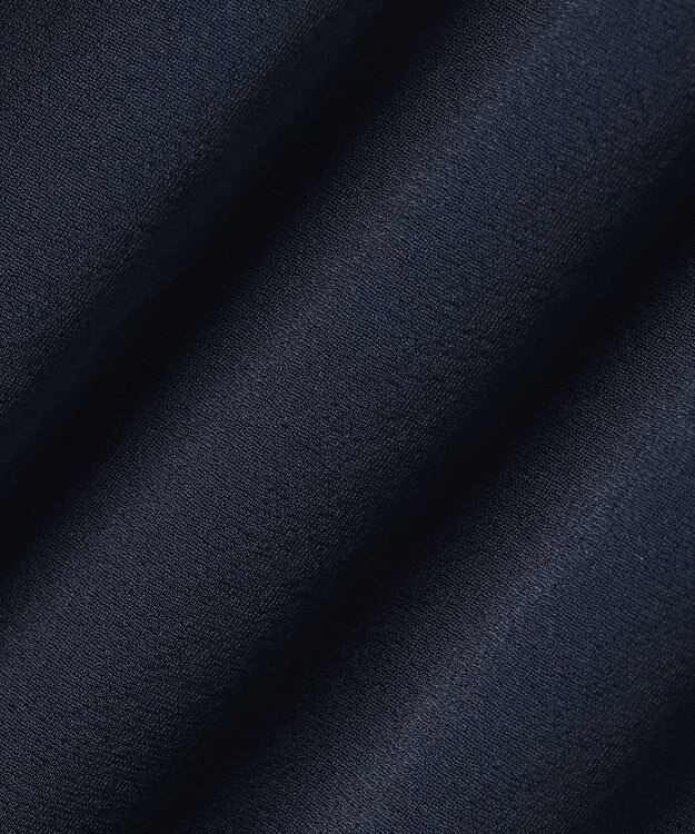 uncrave トリコットシフォン ギャザーパンツ ネイビー