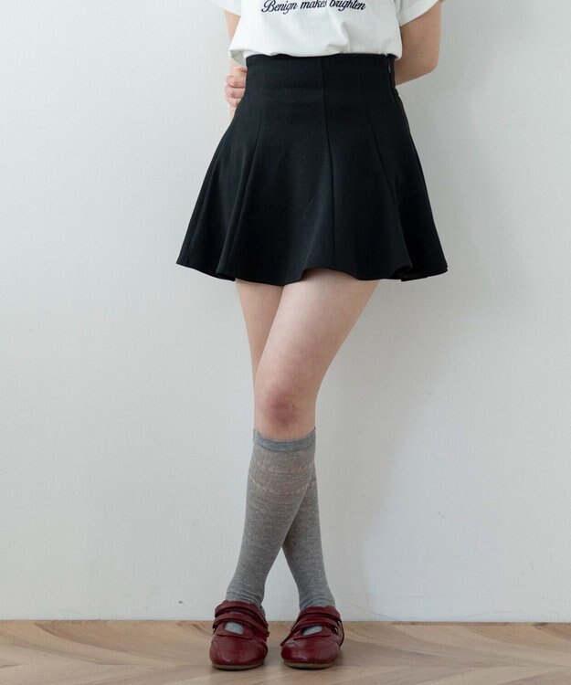 WEGO フレアミニスカート ブラック