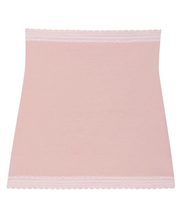 une nana cool 綿混薄手ハラマキ スモークピンク