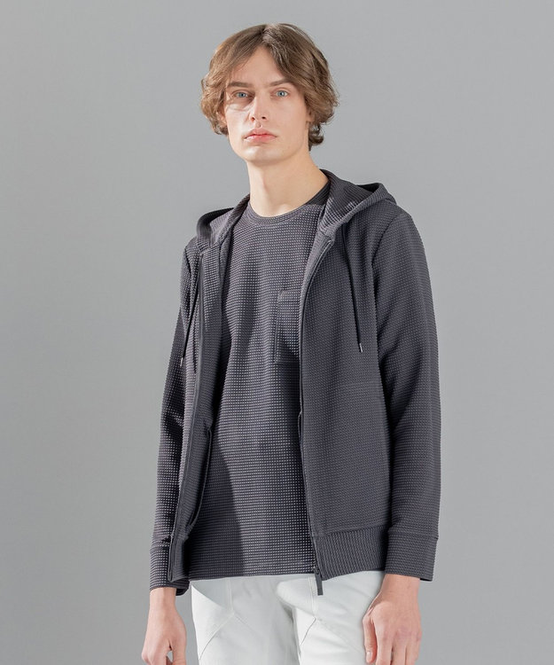 JOSEPH HOMME 【オリジナル素材】ライトタックジャージー パーカー グレー系