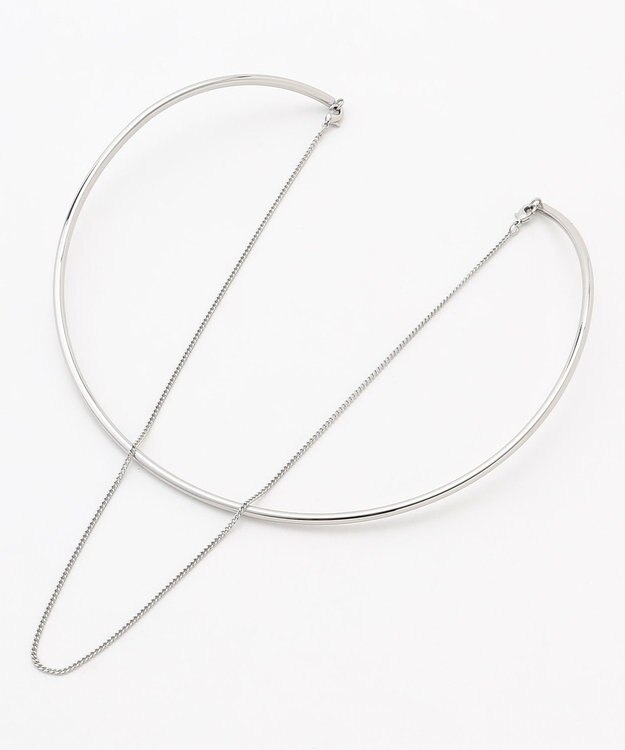 ANY ２連チョーカーネックレス シルバー