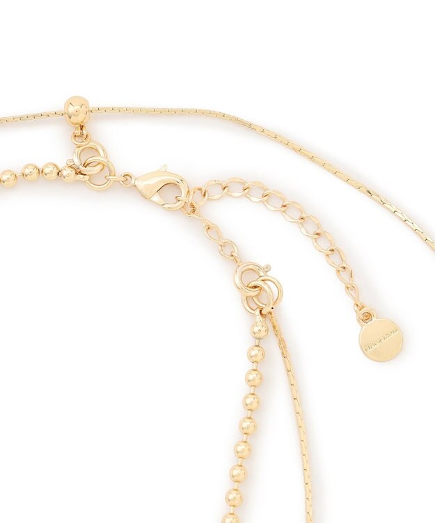 23区 【先行予約】3WAY メタルボール＆チェーン ネックレス ゴールド系