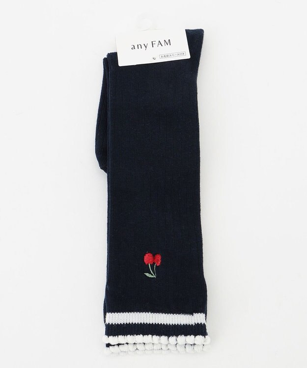 ANY KIDS ハイソックス（スクール） ネイビー系