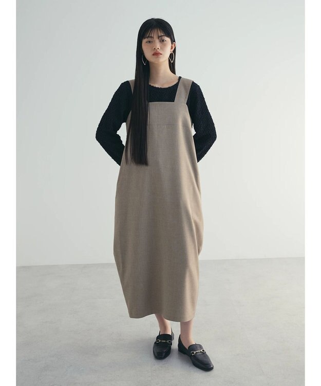 Green Parks armonia．コクーンシルエットジャンスカ Beige