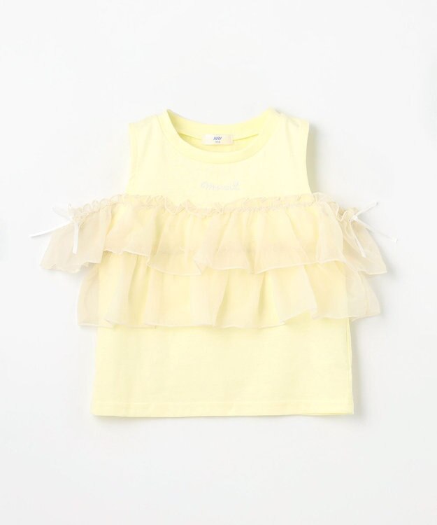 ANY KIDS 【新色追加】3WAY フリルドッキングTシャツ 【新色】イエロー