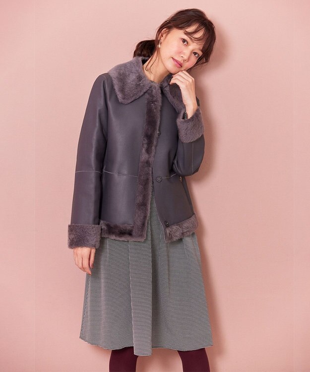 TOCCA 【数量限定】FAVOR ムートンコート グレー系