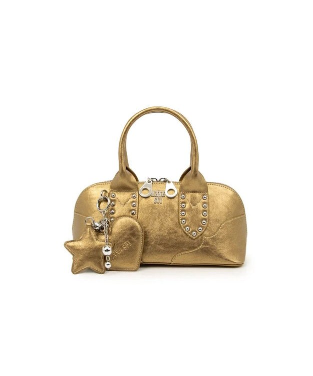 ANNA SUI ルミナス 2WAYハンドバッグ（小） ゴールド