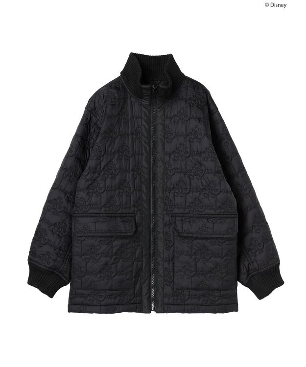 AMERICAN HOLIC ミッキー柄中綿キルトジャケット／Ｍｉｃｋｅｙ Black