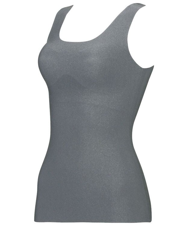 WACOAL ブラトップ【GOCOCi ゴコチ】 伸びがいい フラット仕上げ タンクトップ UGG210 /ワコール グレー