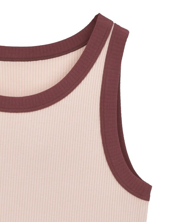 AMERICAN HOLIC アソートテレコタンクトップ Salmon Pink