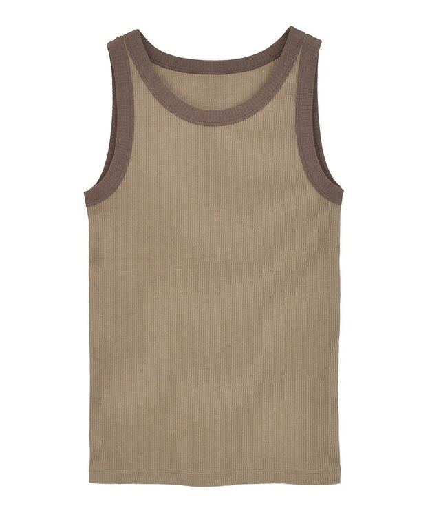 AMERICAN HOLIC アソートテレコタンクトップ Camel