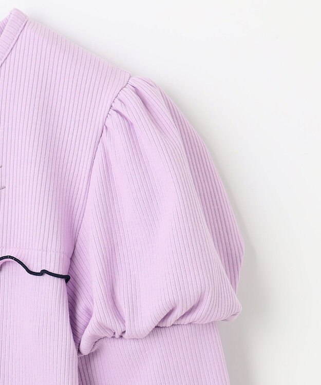 組曲 KIDS 【150-160㎝】パフスリーブ トップス ラベンダー