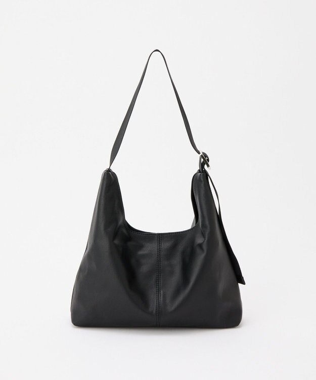 russet レザーホーボーバッグ M(CE-1658) Black