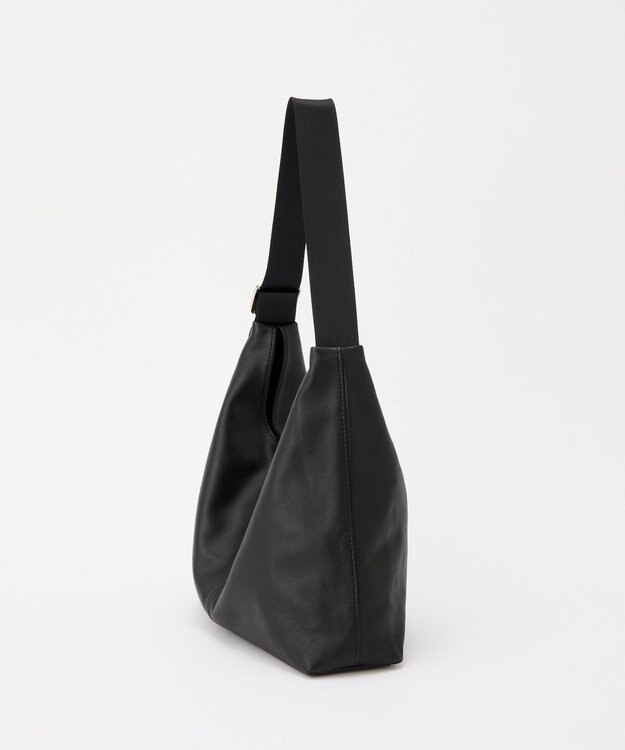 russet レザーホーボーバッグ M(CE-1658) Black