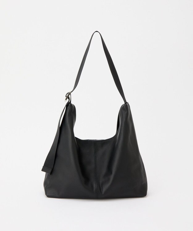 russet レザーホーボーバッグ M(CE-1658) Black