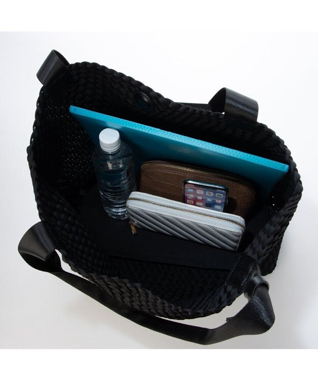 UNBILLION カシュカシュ cachecache / ネオプレーンメッシュビッグトートバッグ ブラック