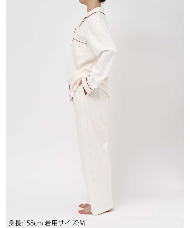 une nana cool 【綿100%】メリークリスマス！パジャマ MADE WITH LIBERTY FABRIC ホワイト