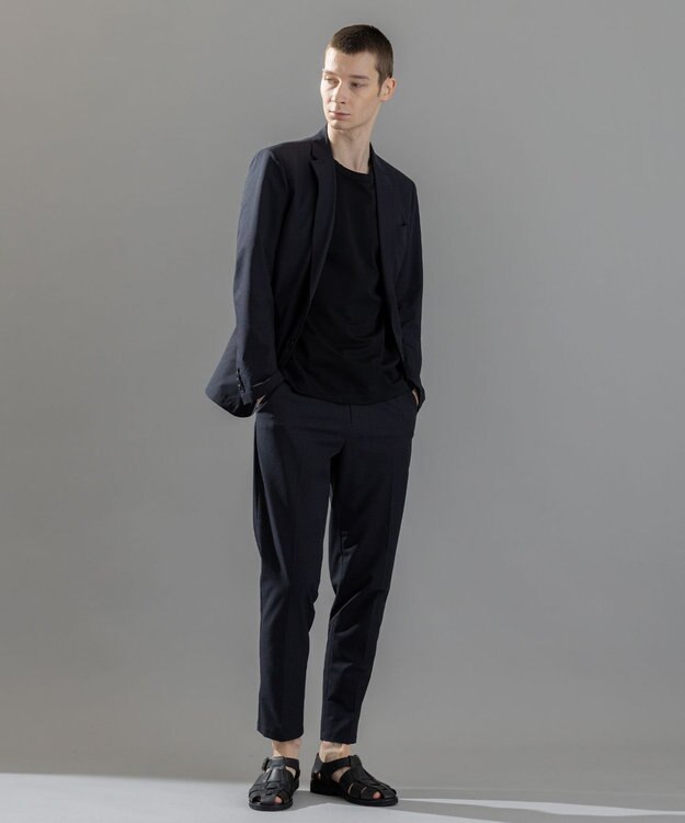 JOSEPH HOMME 【新素材】クリアコットンカノコ　クルーネックTシャツ ブラック系