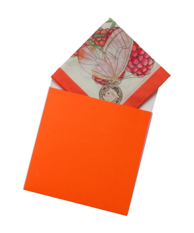 MOONBAT 【日本製】SWASH LONDON CherryBerry コットン スカーフハンカチ ベージュ