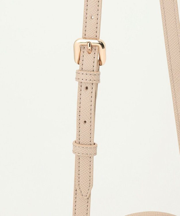 23区 サブバッグ付き 2WAYラウンド トートバッグ ベージュ系