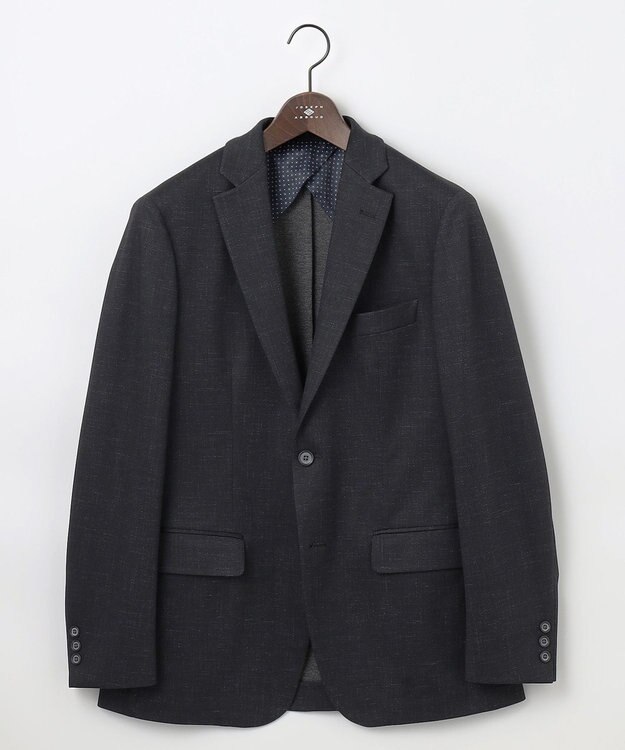 JOSEPH ABBOUD 【ストレッチ/弱撥水】ムリネジャージー ジャケット ネイビー系