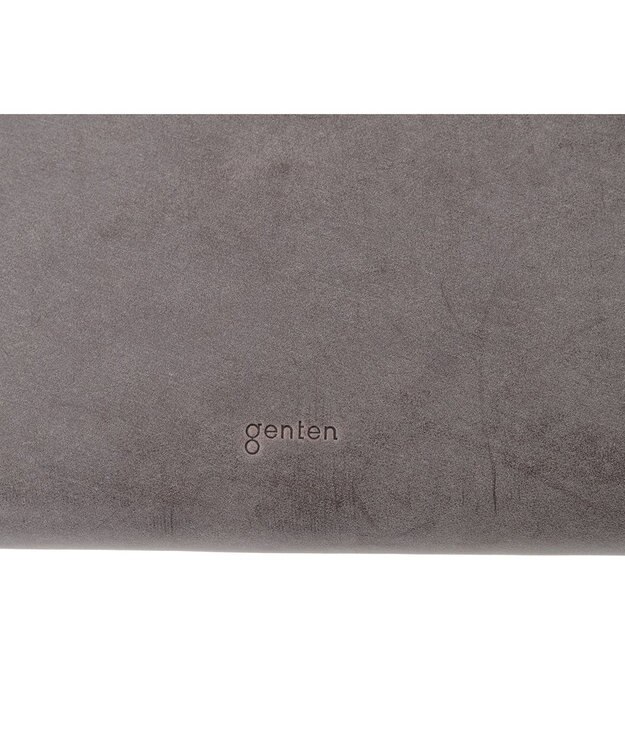 genten プレッソ L字ファスナー長財布 ダークブラウン