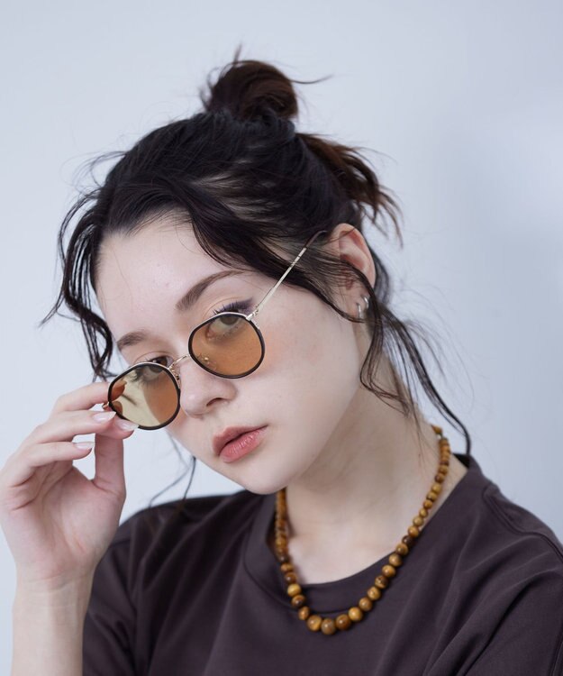 J.PRESS YORK STREET 【UNISEX】UVカットサングラス ダークブラウン系