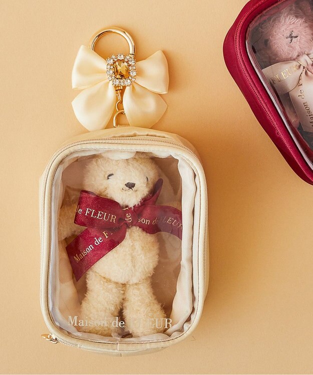 Maison de FLEUR EC限定クリアポーチS Yellow