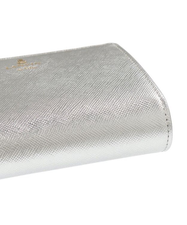 LANVIN en Bleu リュクサンブールブリエ 口金二つ折り財布 シルバー