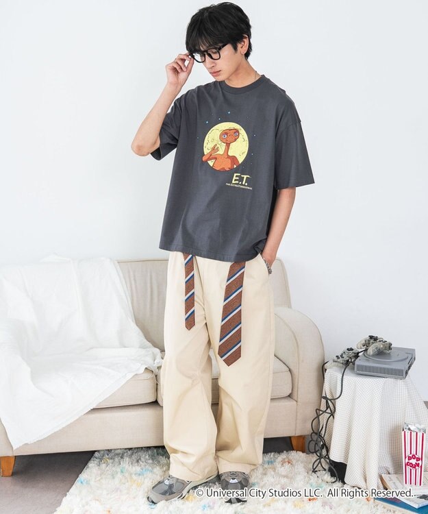 WEGO 【ミニオン / E.T. / バック・トゥ・ザ・フューチャー / デロリアン/ユニセックス着用ITEM/SMLサイズ展開】キャラクターズグラフィックT3（SS） 柄2